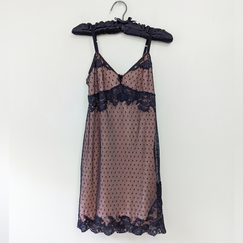 Soma Lace Layered Chemise Slip Nightgown